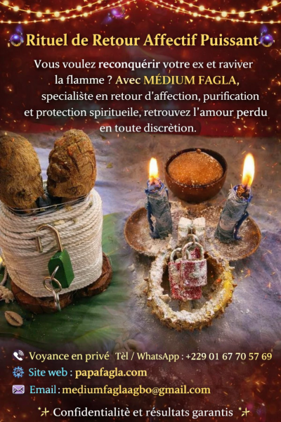 Rituel de Retour dAffection Fiable  Rsultat Rapide et Garanti